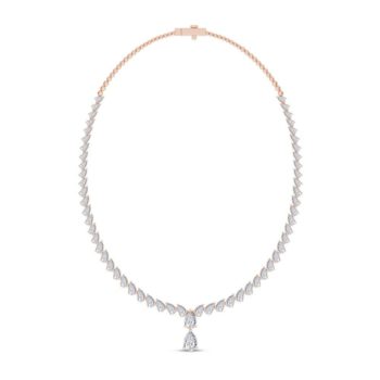 Pear-fect Shine Diamond Necklace