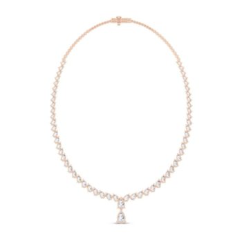 Pear-fect Shine Diamond Necklace