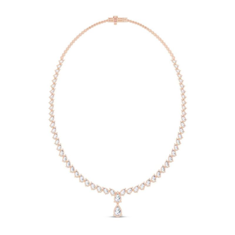 Pear-fect Shine Diamond Necklace