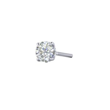 Contemporary Diamond Earring