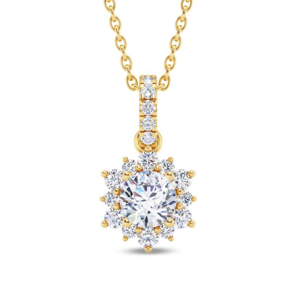 Solar Diamond Pendant