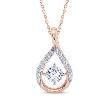 Blaze Solitaire Diamond Pendant