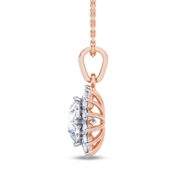 Chakra Solitaire Diamond Pendant