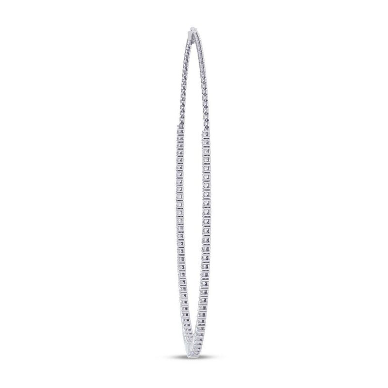 Oval Diamond Necklace