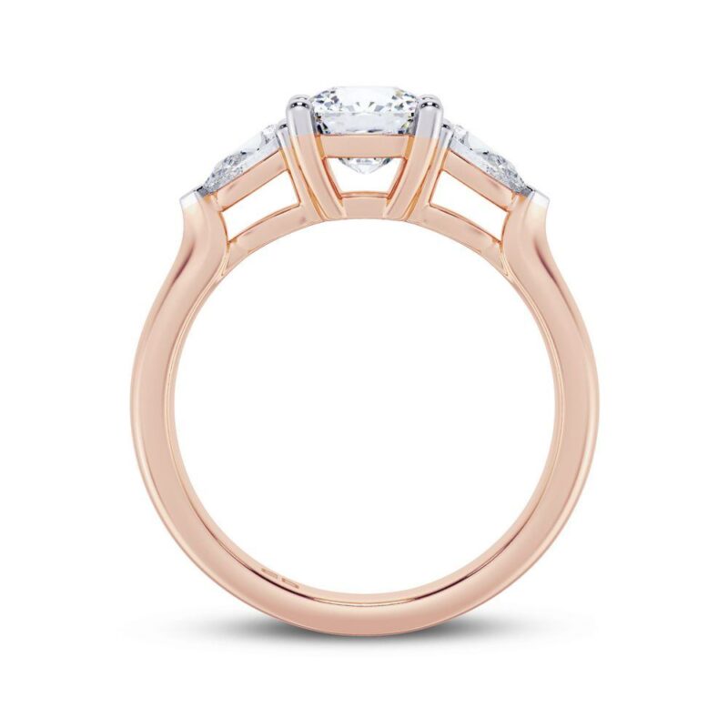 Chic Three Stone Ring