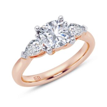 Chic Three Stone Ring