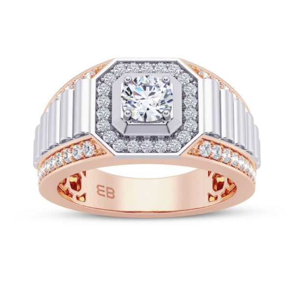 Bedazzled Men's Lab Diamond Ring