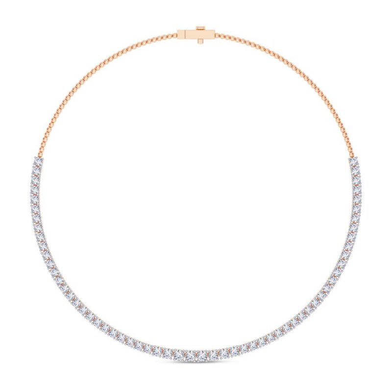 Round Diamond Necklace