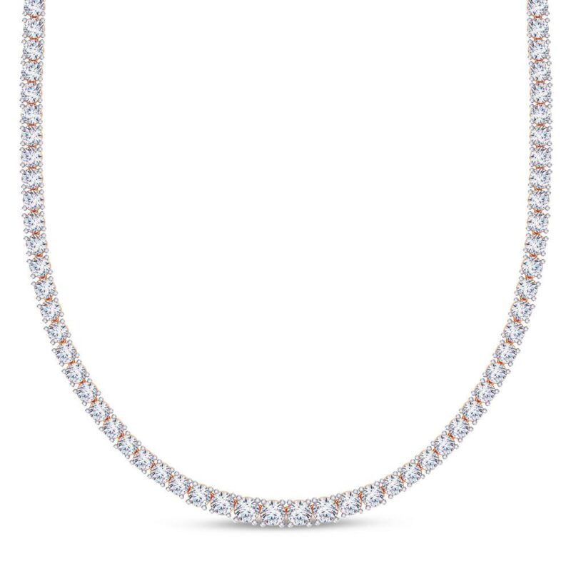 Round Diamond Necklace