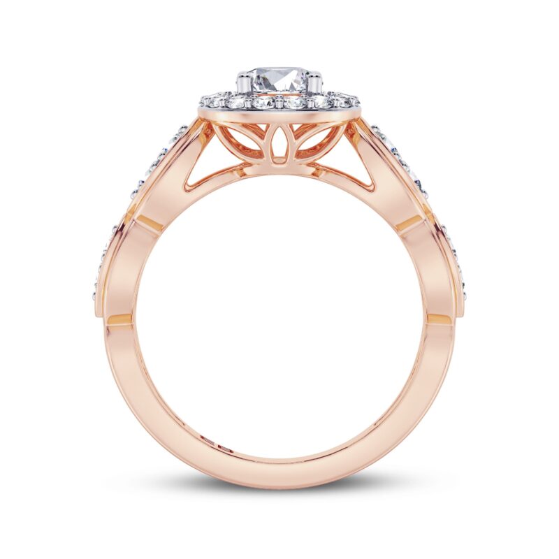 Celestial Halo Engagement Ring