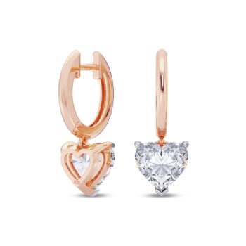 Charming Heart Dangler Earring