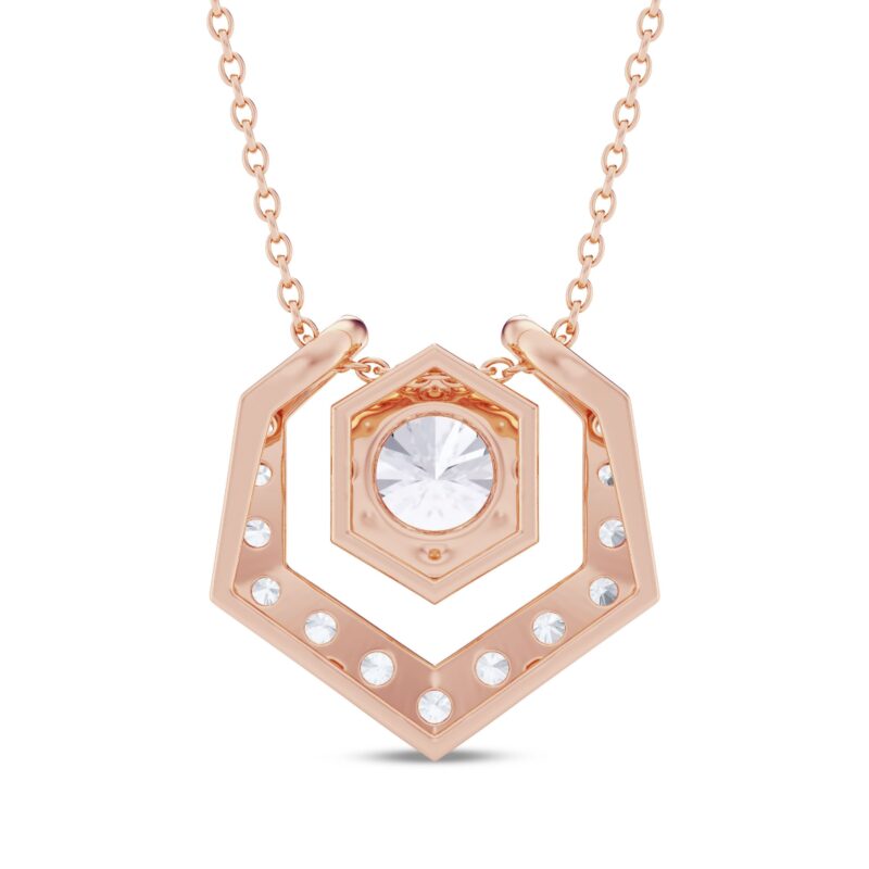 Hexolitaire Embrace Duet Pendant