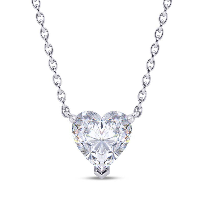 Alluring Heart Diamond Pendant