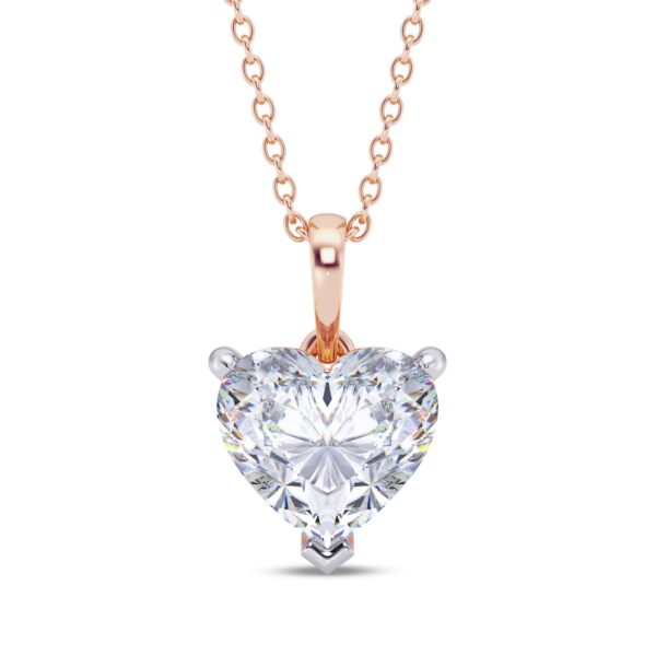 Charming Heart Diamond Pendant