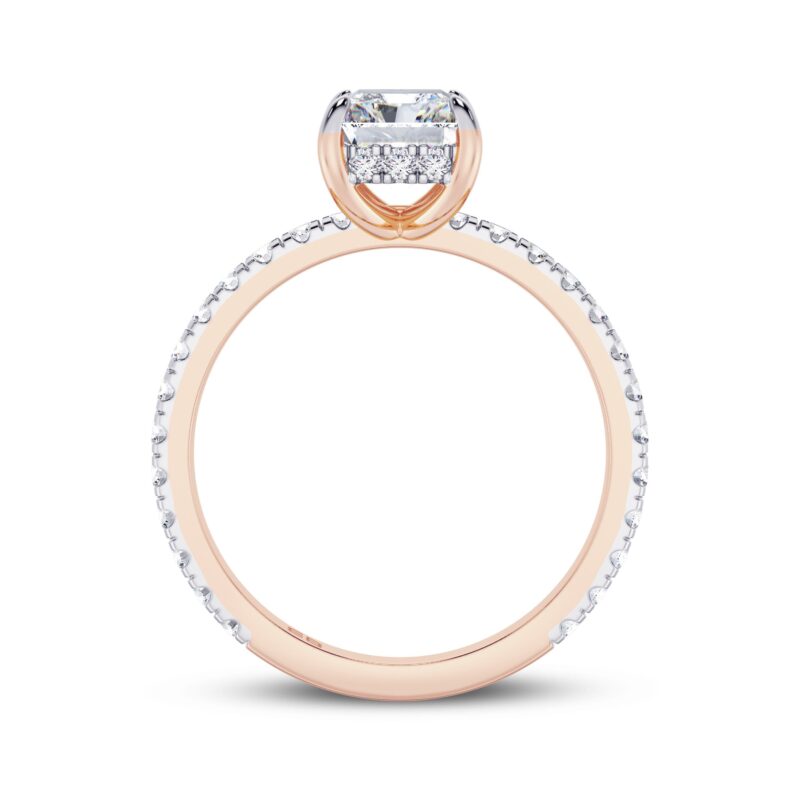 Bold Radiant Engagement Ring