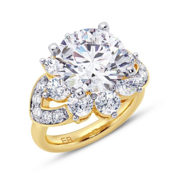 Regal Splendour Lab Diamond Engagement Ring
