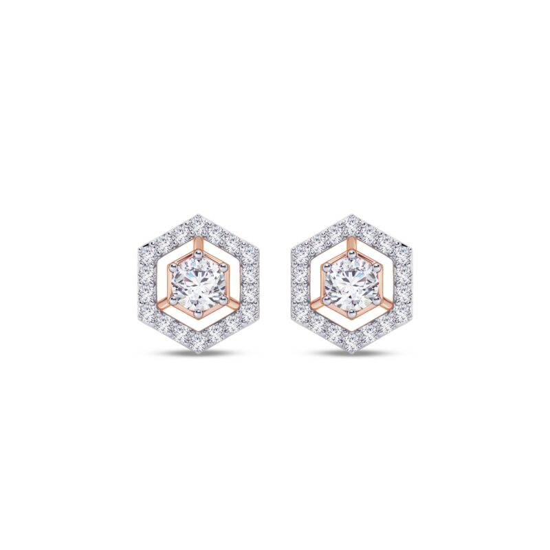 Hexolitaire Embrace Duet Earring