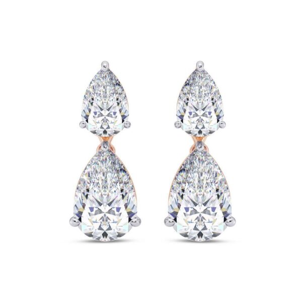 Drop Duet Diamond Earring