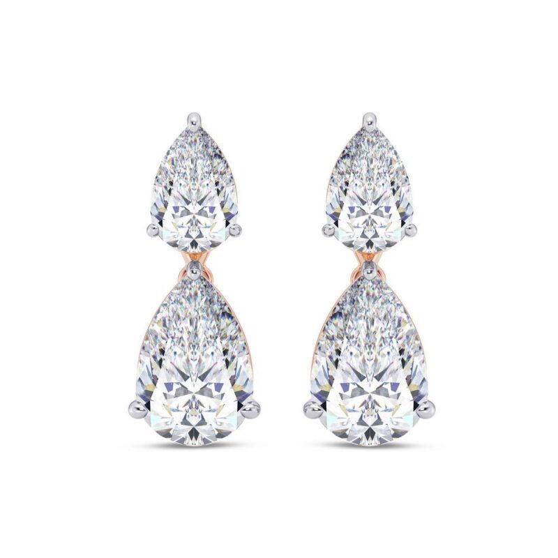 Drop Duet Diamond Earring