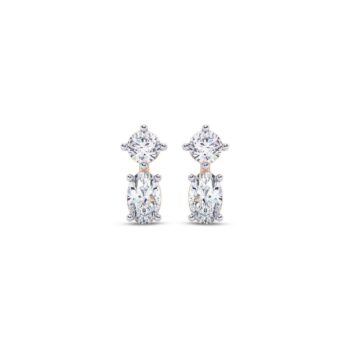 Sparkling Duo Diamond Earring