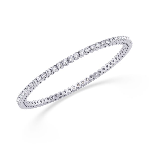 0.07 cts each Quintessential Lab Diamond Bangle