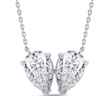 Drop Duo Diamond Pendant