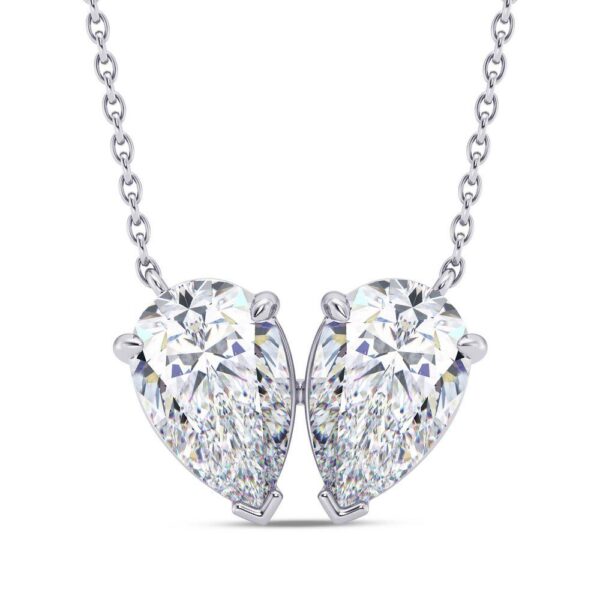 Drop Duo Diamond Pendant