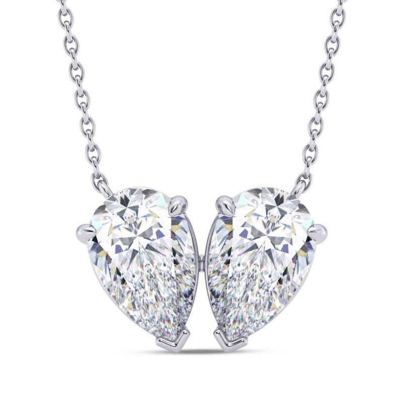 Drop Duo Diamond Pendant