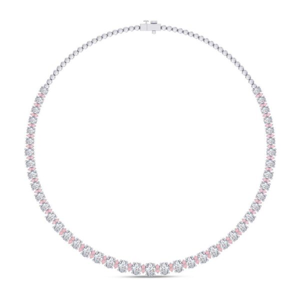 Majestic Oval Diamond Necklace