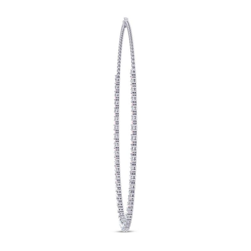 Majestic Oval Diamond Necklace