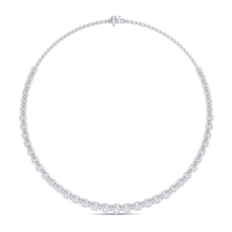 Majestic Oval Diamond Necklace