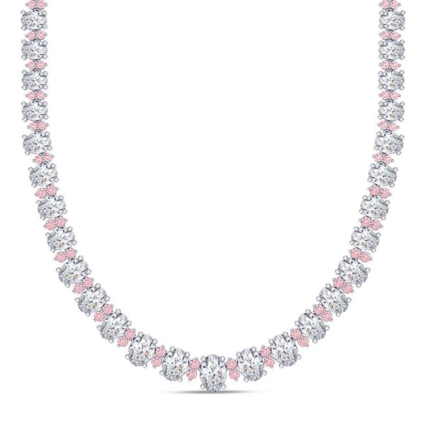 Majestic Oval Diamond Necklace