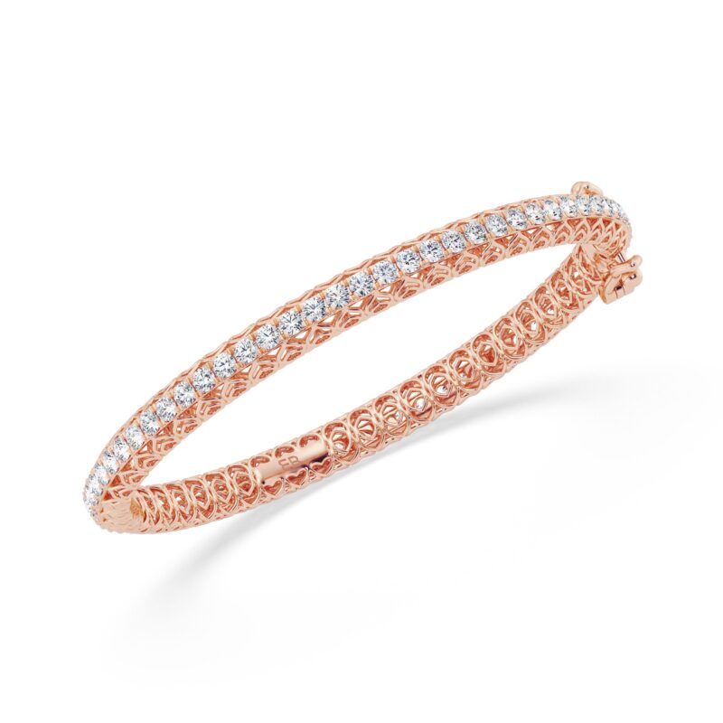 0.05 cts each Quaint Filigree Openable Bangle