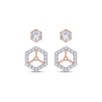 Hexolitaire Embrace Duet Earring