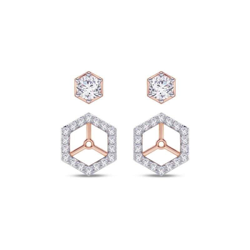 Hexolitaire Embrace Duet Earring