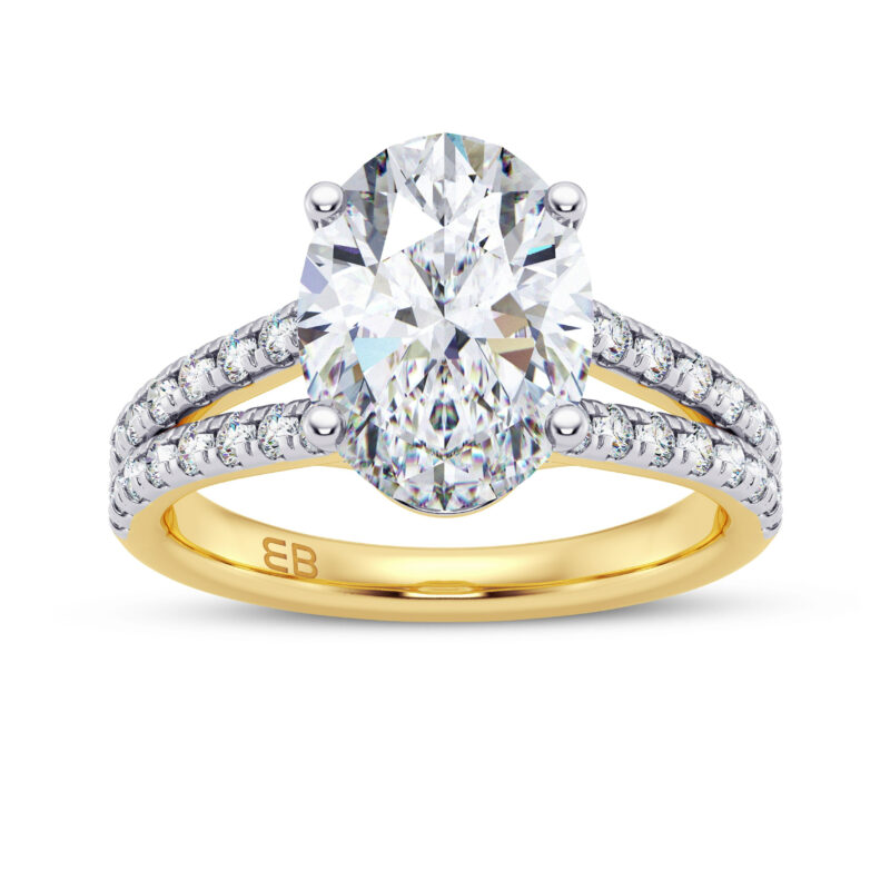 Serene Oval Engagment Ring