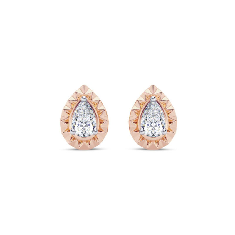 Lucent Pear Diamond Earring