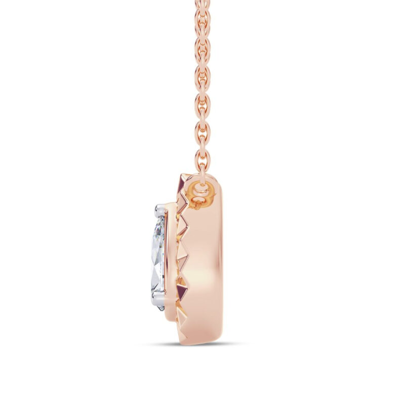 Lucent Pear Diamond Pendant