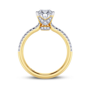 Tulip Princess Engagement Ring