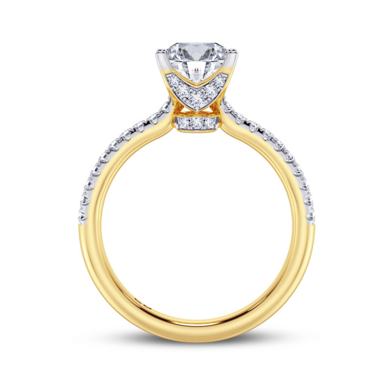 Tulip Princess Engagement Ring