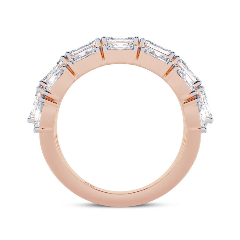 Sparkle Trio Half Eternity Ring