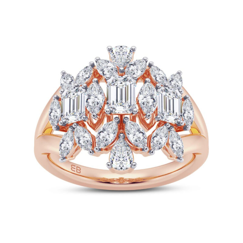 Gleaming Extravaganza Diamond Ring