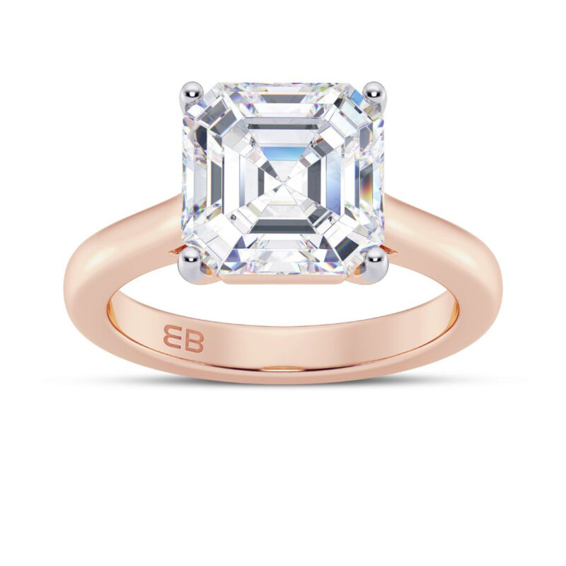 Bold Asscher Diamond Ring