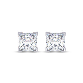 Princess Solitaire Earring