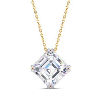 Bold Asscher Pendant