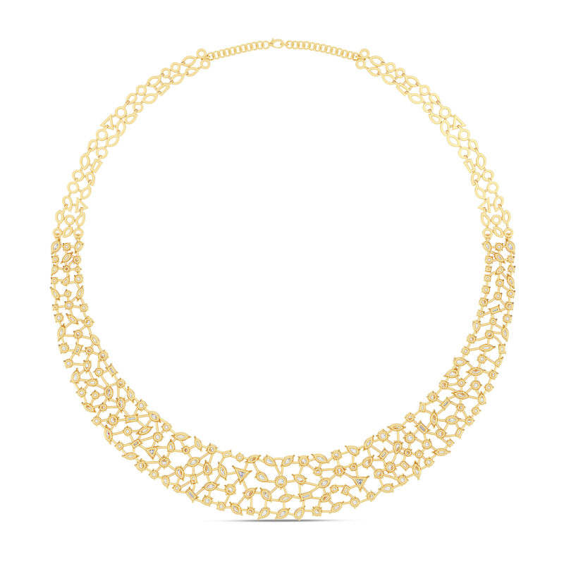 Golden Dew Diamond Necklace