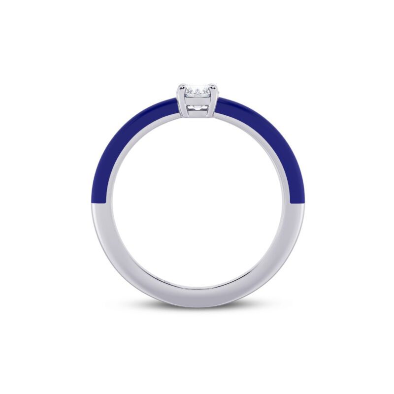 Cobalt Trio Ring