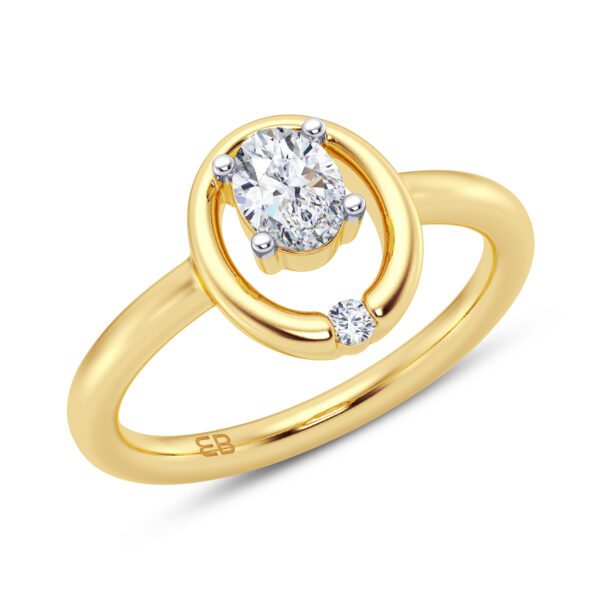 Oval Caress Diamond Ring