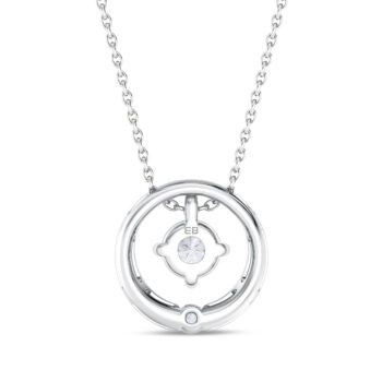 Round Caress Diamond Pendant