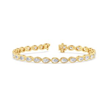 Pear Sparkle Tennis Bracelet